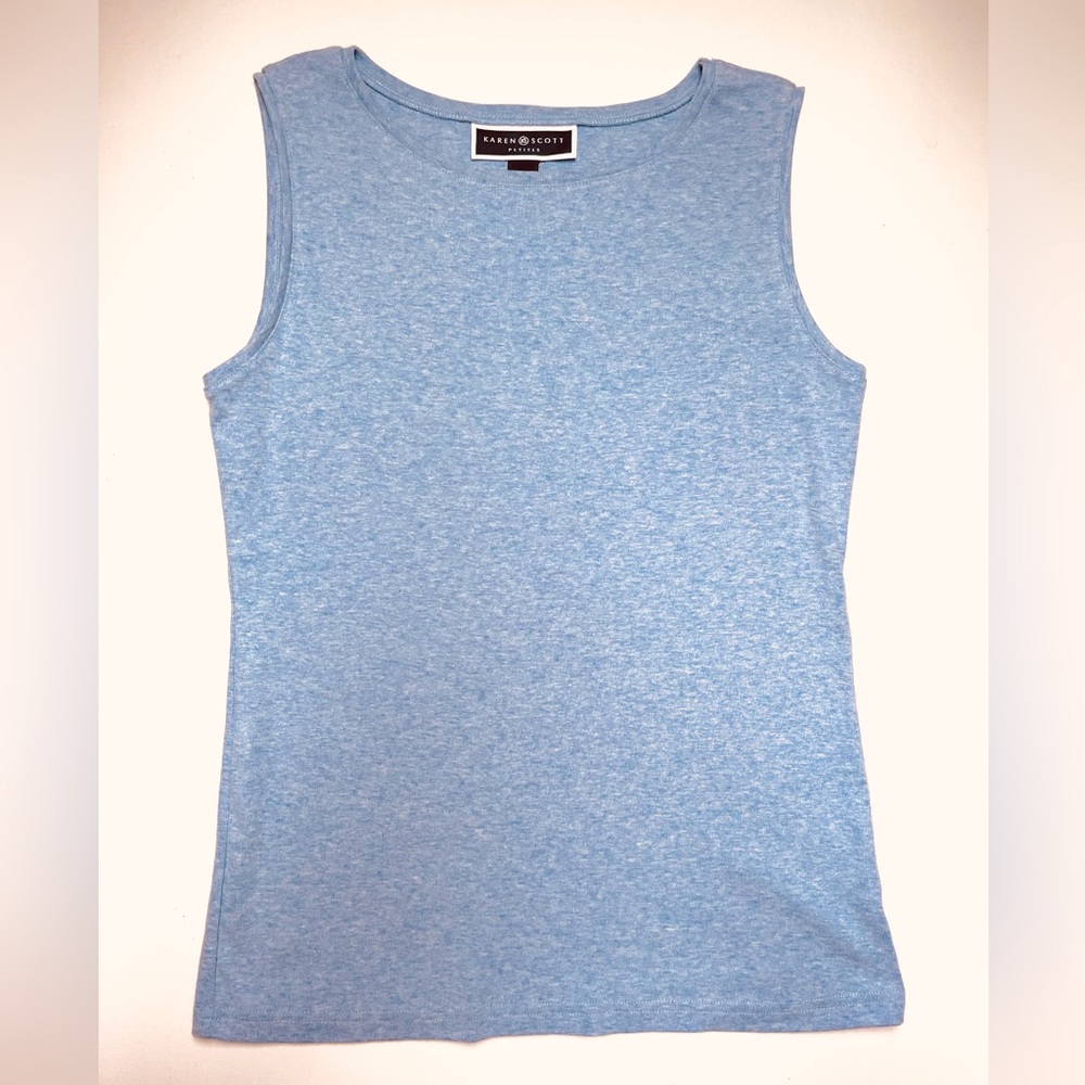 Karen Scott Petites Cotton sleeveless top